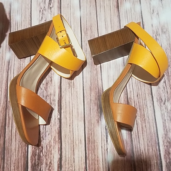 Cole Haan Fenley High Platform Leather Heels - Picture 4 of 8